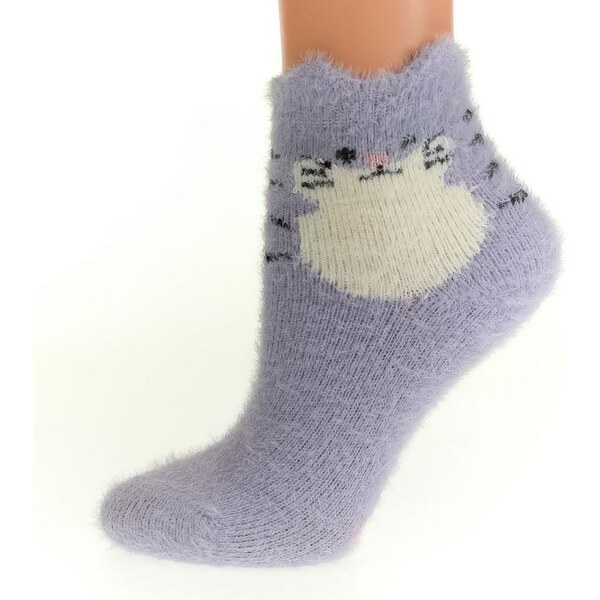 AURA.VIA Termo fialové ponožky ANY 36333824