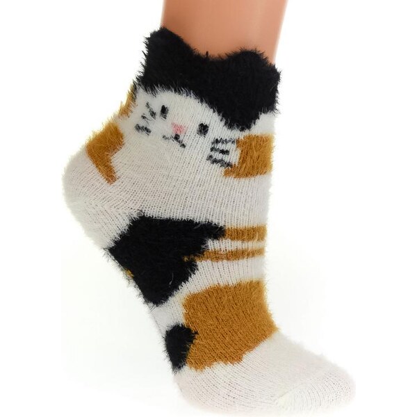 AURA.VIA Termo čierno-hnedé ponožky ANY 36333825