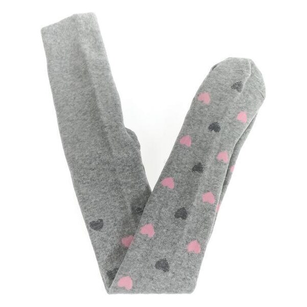 AURA.VIA Detské sivé pančuchy LOVE 36333830