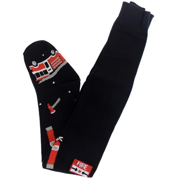 AURA.VIA Detské čierne pančuchy FIRE 36333833