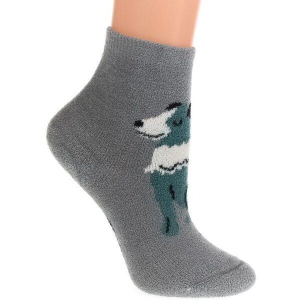 AURA.VIA Termo sivé ponožky BILS 36333865