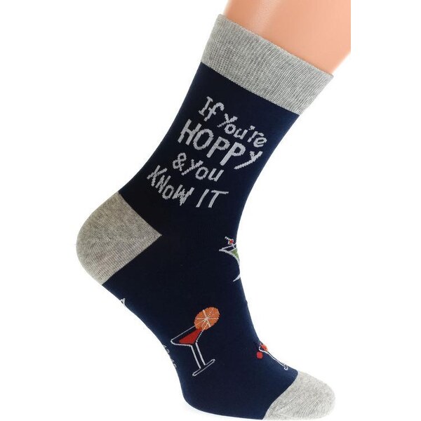 AURA.VIA Pánske modré ponožky NICO 36333875