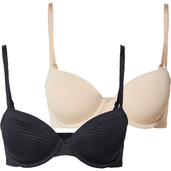 Dorina Podprsenka LOUISE béžová / čierna 37869758