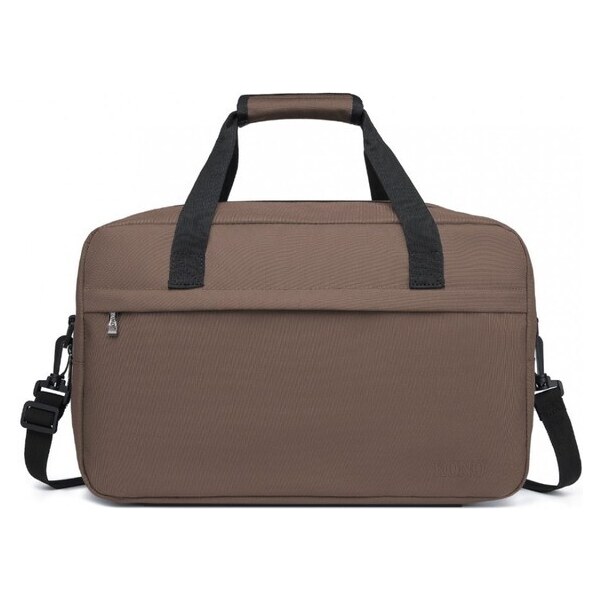 Cestovná taška KONO unisex stredná hnedá 36343349