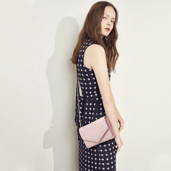 Miss Lulu Kabelka - ML spoločenská semišová, ružová 36343373