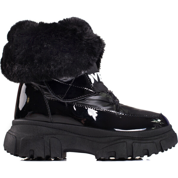 SHELOVET Dámske čierne snehule HY825B 66148651