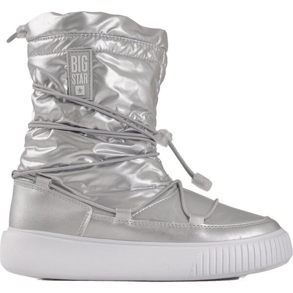 Dámske strieborné zateplené snehule BIG STAR KK274195904S 36348418