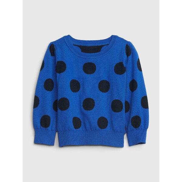 Modrý dievčenský bodkovaný sveter GAP 50513126