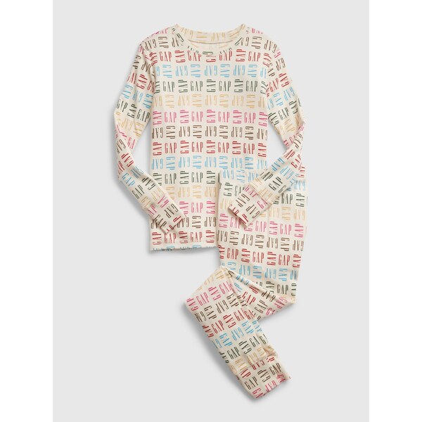 Béžové detské vzorované pyžamo GAP 50538090