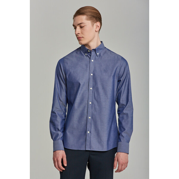 KOŠEĽA GANT SLIM PINPOINT OXFORD BD PERSIAN BLUE 66467467