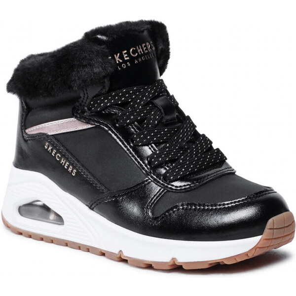 Skechers Členková zimná obuv Cozy On Air 310518L/BKRG Čierna 46771632