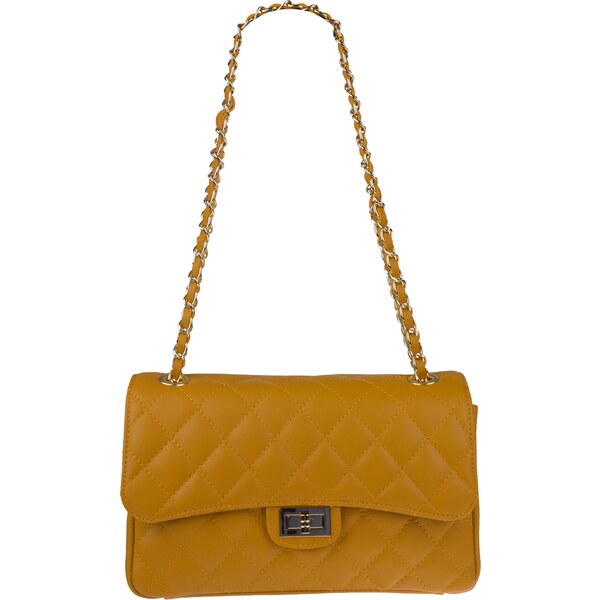 Žltá kožená talianska crossbody kabelka Eliana Gialla NovaKabelka.sk 18476538