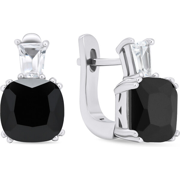 Brilio Silver Nadčasové strieborné náušnice so zirkónmi EA633WBC 66590445