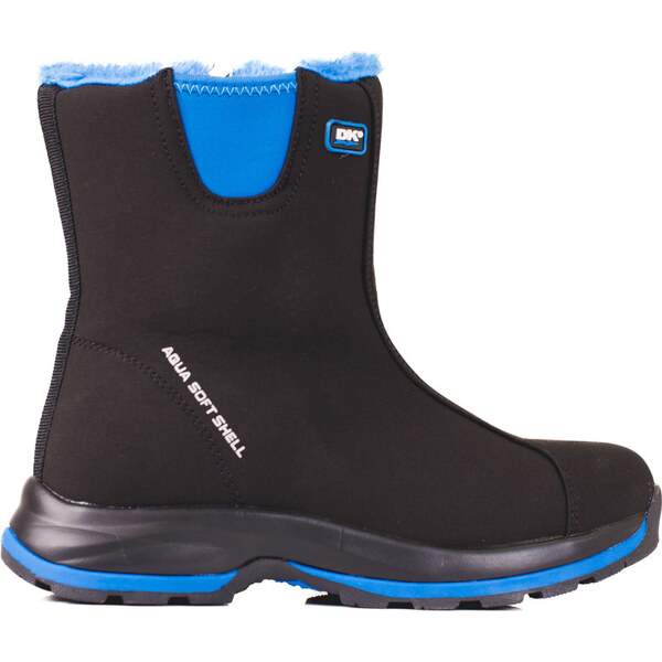 BASIC Čierno-modré dámske vyteplené snehule 15101B/BL 36420408