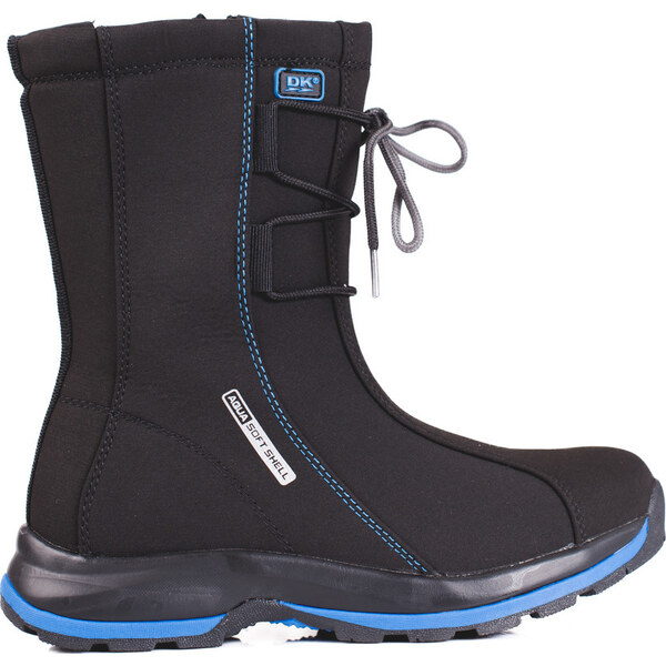 BASIC Čierno-modré dámske zateplené snehule 1754B/BL 36420429