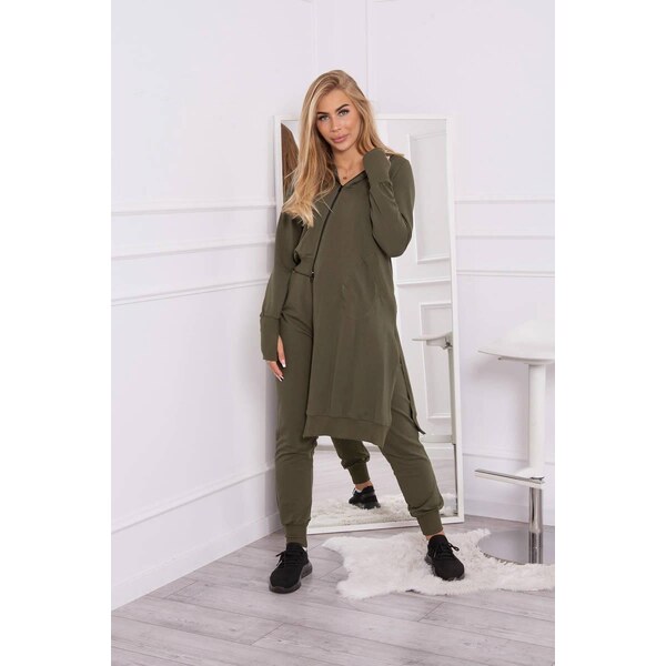 MladaModa Tepláková súprava s asymetrickou mikinou model 9365 farba 36430894