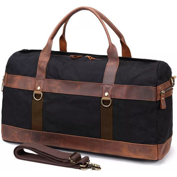 Glara Vodeodolná plátená cestovná retro tašky 36989040