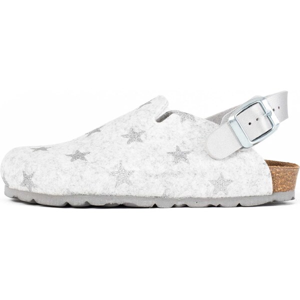 Bayton Papuče Noma hnedá / strieborná / biela 54235874