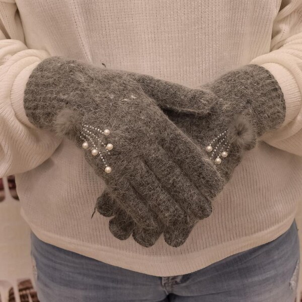 JOHN-C Tmavosivé rukavice DESANA 2 36442724