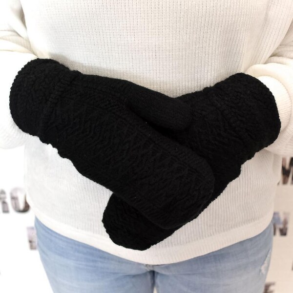 JOHN-C Čierne rukavice BECK 36442738