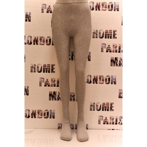 AURA.VIA Dámske sivé pančuchy BAMBOO 1 36442759