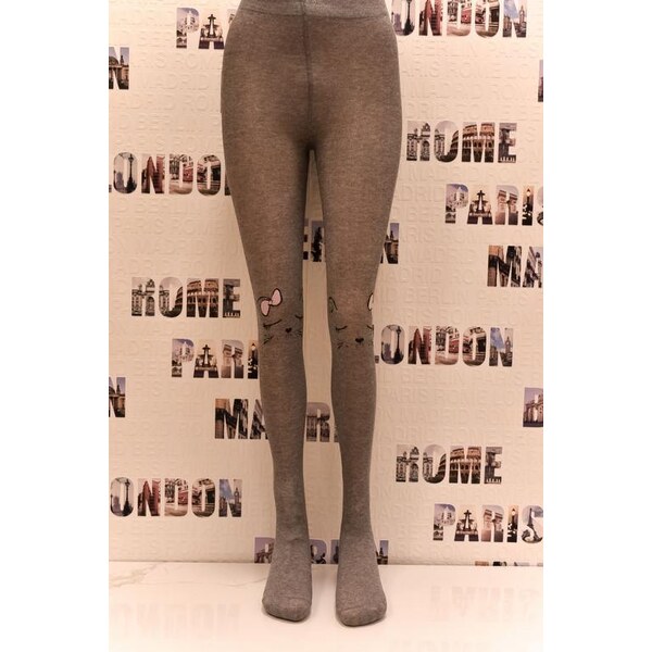 AURA.VIA Detské sivé pančuchy JINAS 36442787