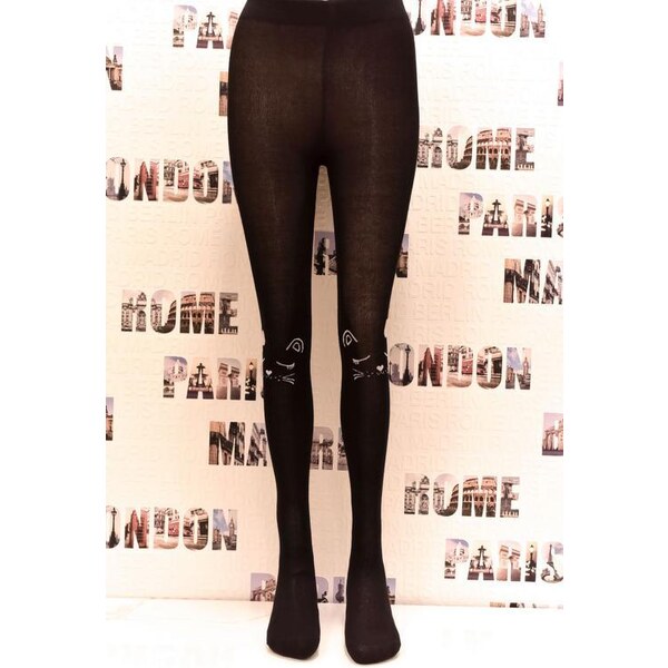 AURA.VIA Detské čierne pančuchy JINAS 36442788