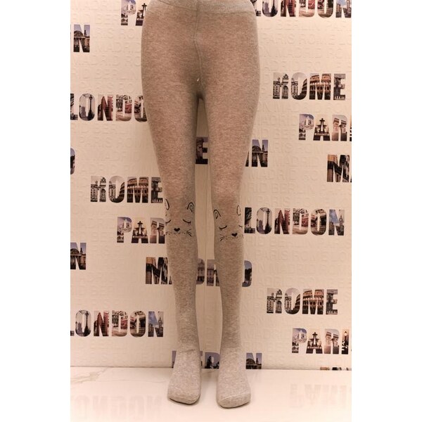 AURA.VIA Detské svetlosivé pančuchy JINAS 36442786