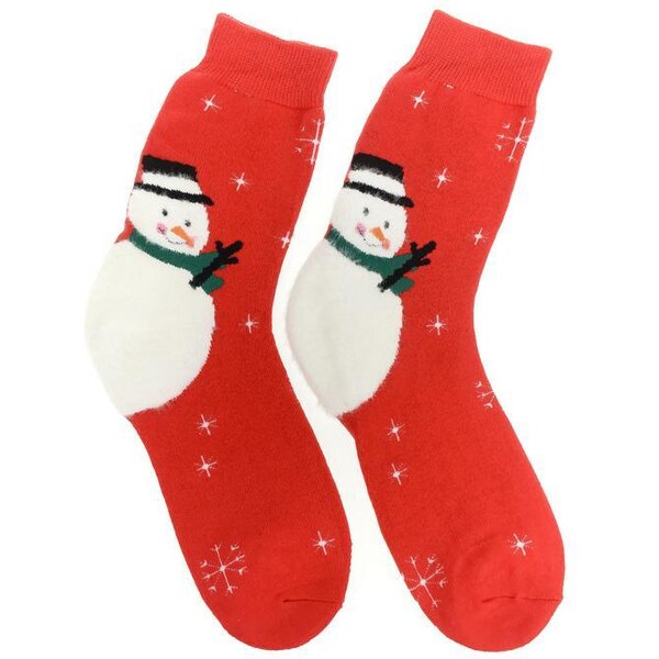 AURA.VIA Červené ponožky VIANOCE 36442843