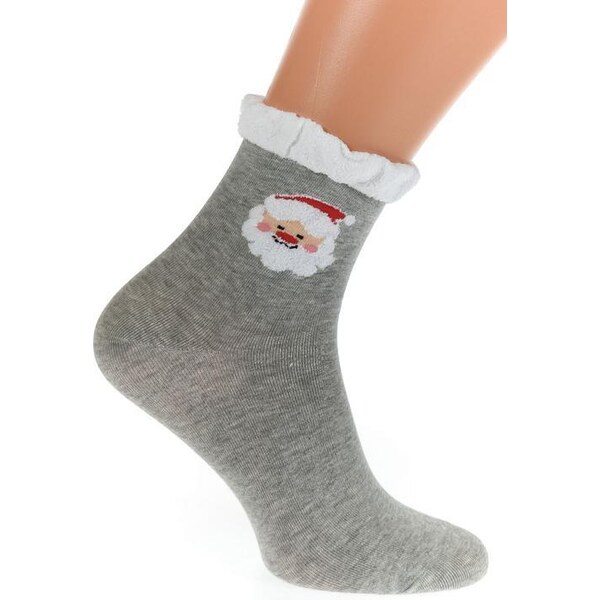 AURA.VIA Sivé ponožky VIANOCE 36442855