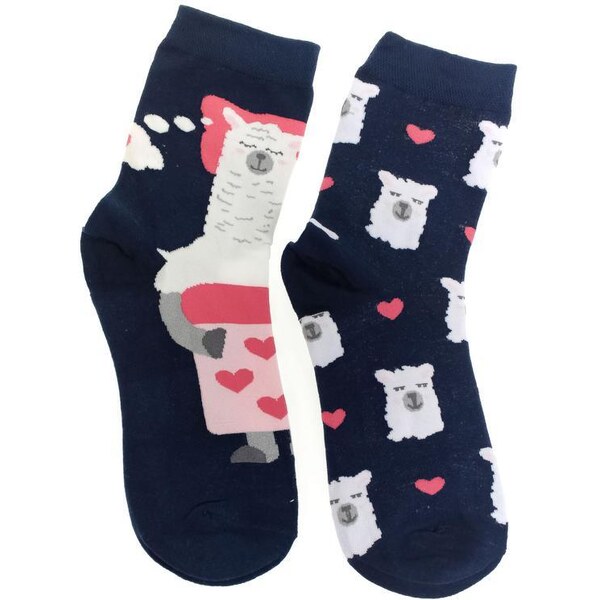 AURA.VIA Tmavomodré ponožky DUO 36442893