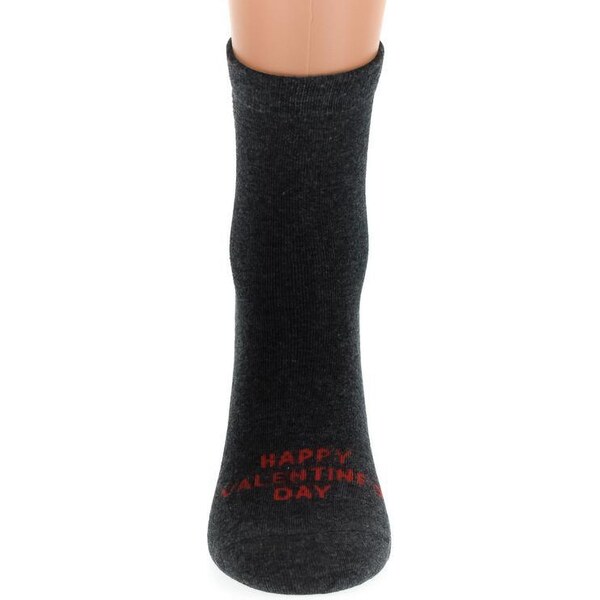 AURA.VIA Tmavosivé ponožky VALENTÍN 36442898