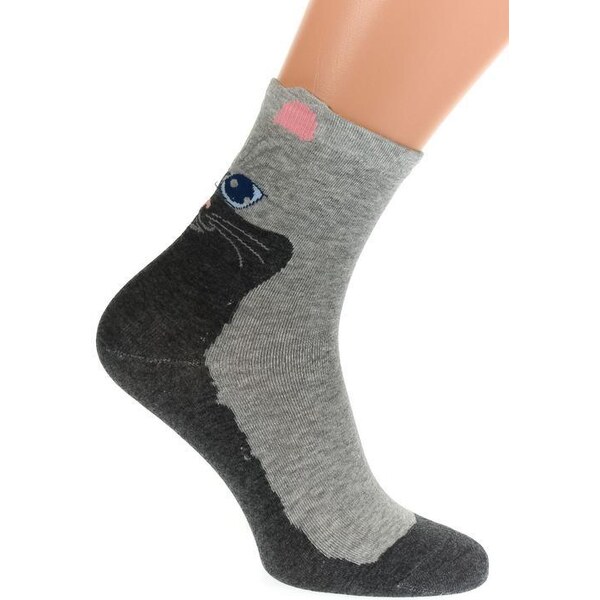 AURA.VIA Sivé ponožky BINBIN 36442921