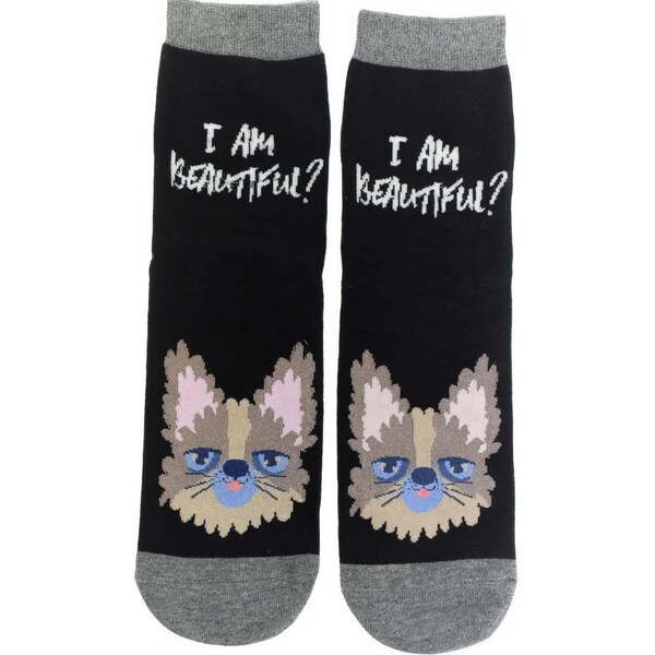 AURA.VIA Čierne ponožky BEAUTY 36442915