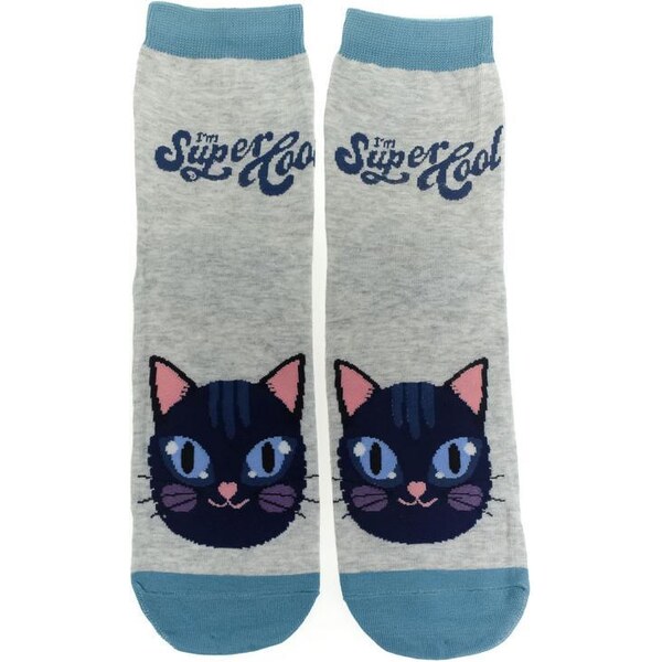 AURA.VIA Sivé ponožky BEAUTY 36442911