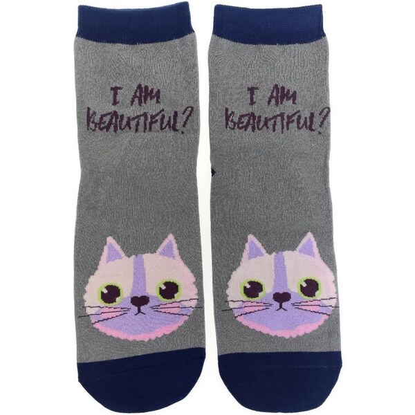 AURA.VIA Tmavosivé ponožky BEAUTY 36442913