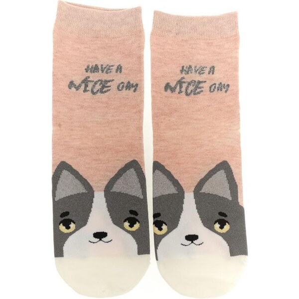 AURA.VIA Ružové ponožky NICE DAY 36442907