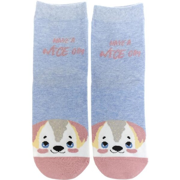 AURA.VIA Modré ponožky NICE DAY 36442909