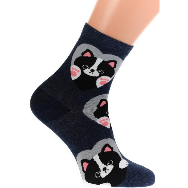 AURA.VIA Tmavomodré ponožky ANGY 36442925