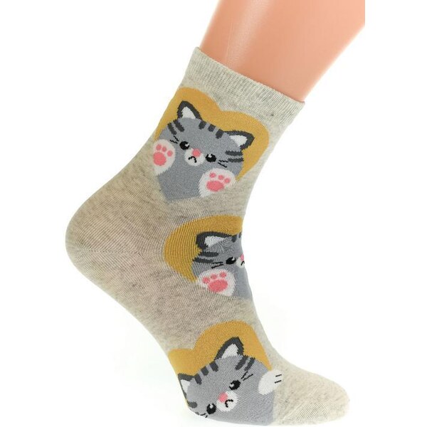 AURA.VIA Béžové ponožky ANGY 36442928