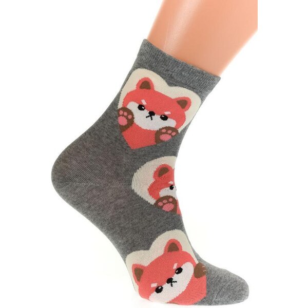 AURA.VIA Sivé ponožky ANGY 36442929