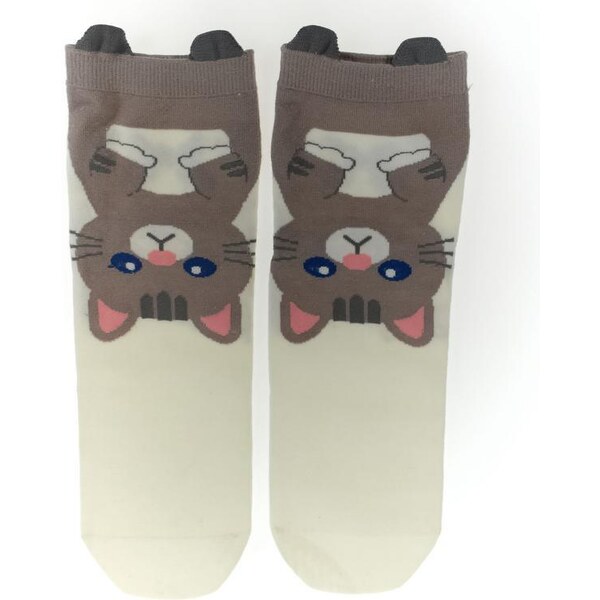 AURA.VIA Biele ponožky DEVY 36442950