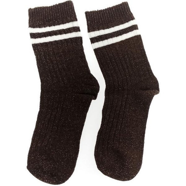 AURA.VIA Tmavohnedé ponožky KIZES 36442957