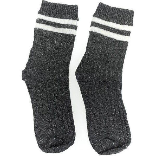 AURA.VIA Tmavosivé ponožky KIZES 36442958