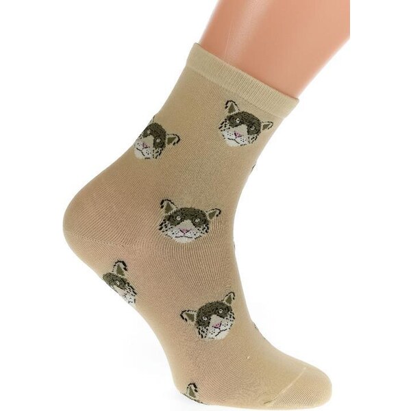 AURA.VIA Béžové ponožky PET 36442969