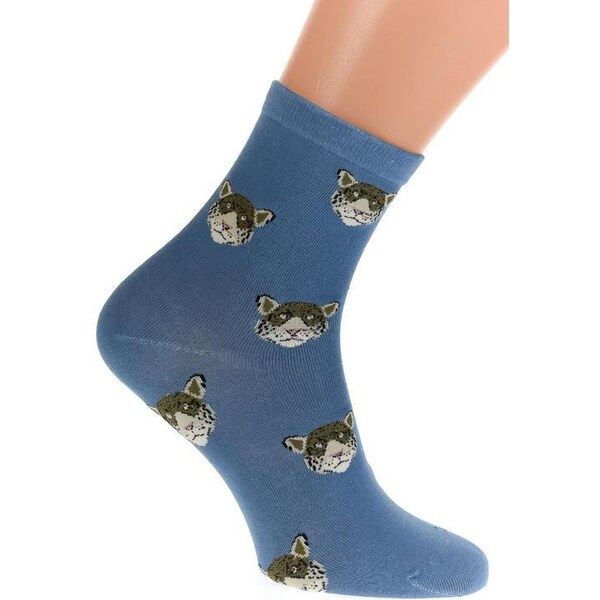 AURA.VIA Modré ponožky PET 36442973