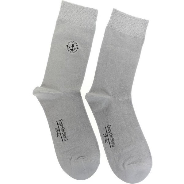 AURA.VIA Sivé ponožky BOLT 36443022