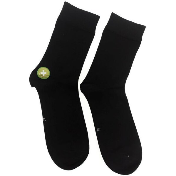 AURA.VIA Čierne ponožky BAMBOO 66394806