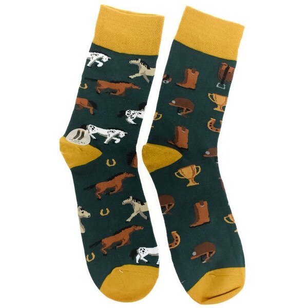 AURA.VIA Tmavozelené ponožky DUO 36443046