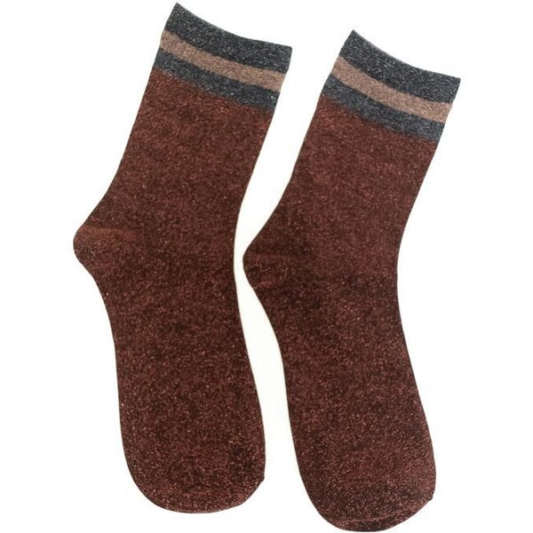 AURA.VIA Hnedé ponožky TINA 36443050